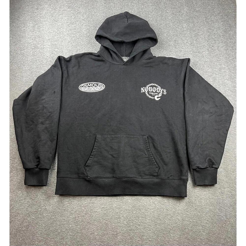 Famous Nobody's Nobody's Towing Co. Hooded‎ Sweatshirt Size XL